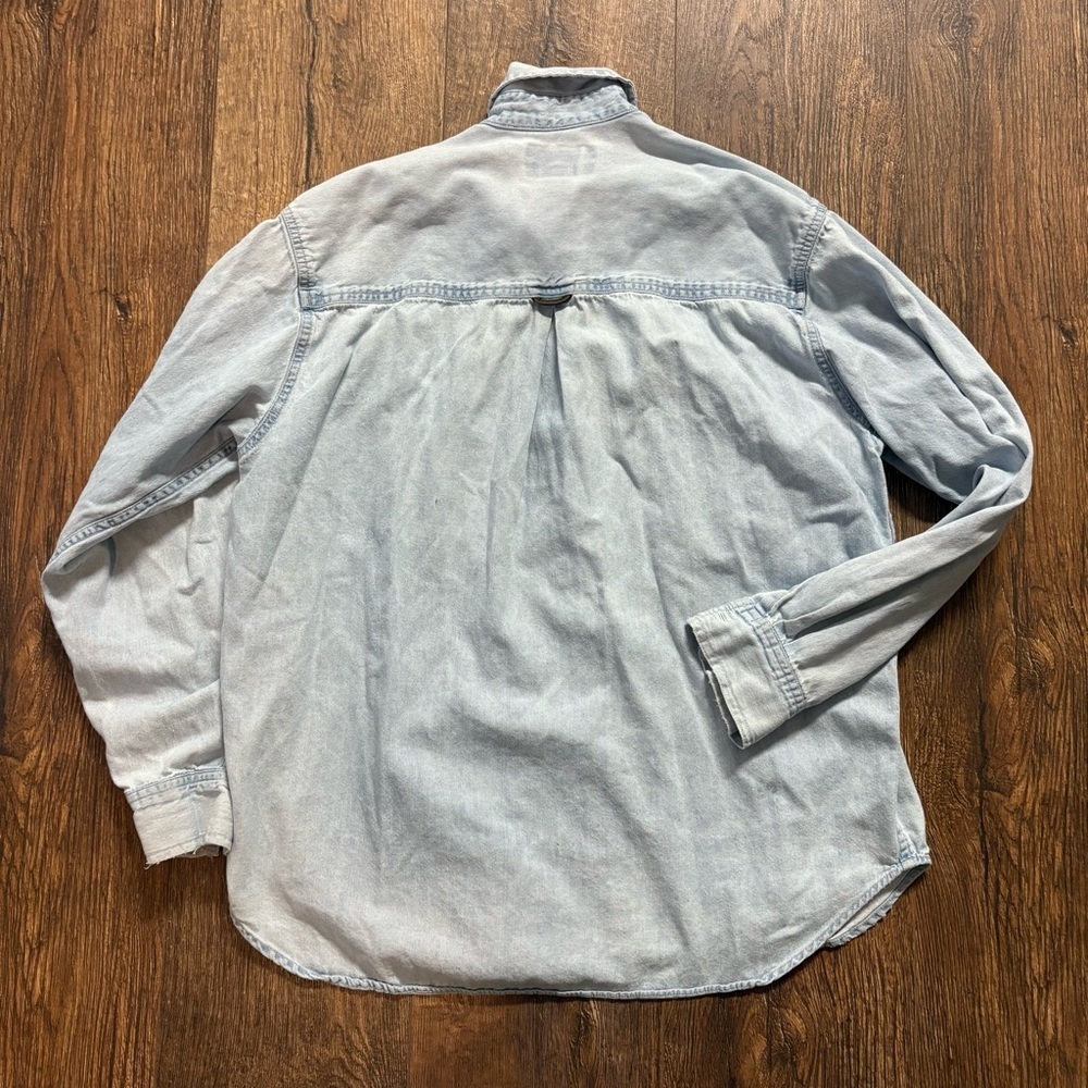 Marlboro country store VTG denim button down shirt - Picture 3 of 3